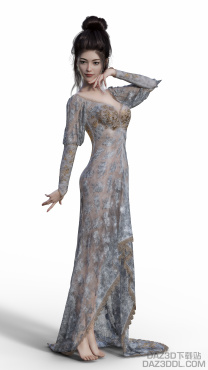 新人， 试试渲染了一个制作的角色，望各位大神指教。_DAZ3D下载站