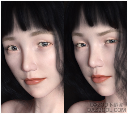 眼神还得靠美瞳~_DAZ3D下载站