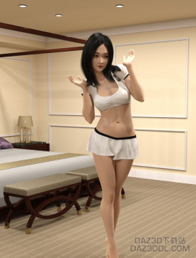 卧室美女_DAZ3D下载站