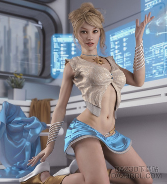 网上看到的角色，效果挺好的，转载下_DAZ3D下载站