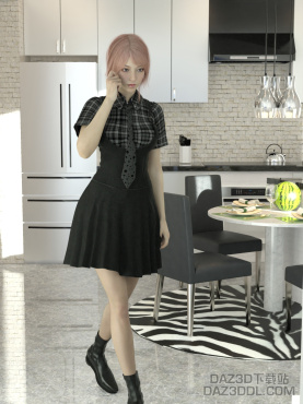 若曦第一次来做客_DAZ3D下载站