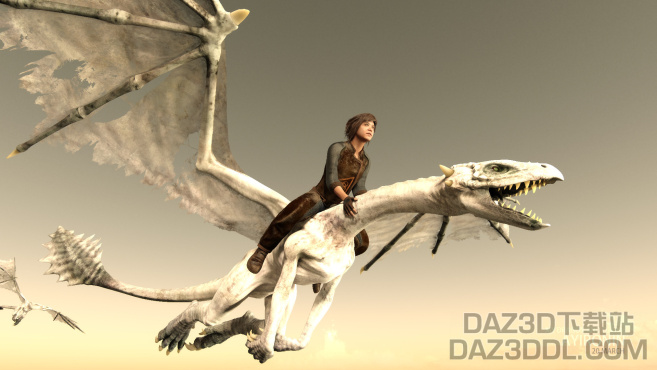 4月疫情期间无聊做的一组CG插图_DAZ3D下载站