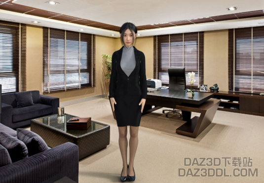 新来的秘书_DAZ3D下载站
