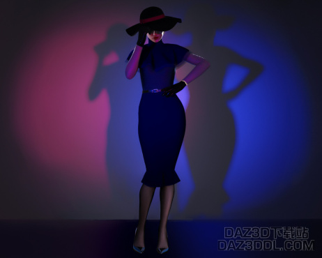 灯光练习_DAZ3D下载站