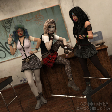 有種放學別跑_DAZ3D下载站