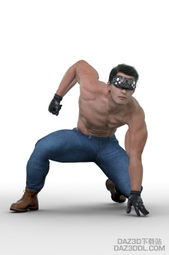 科技猛男一枚_DAZ3D下载站