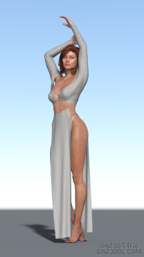 小试一张，准备做个galgame，上张定妆照先_DAZ3D下载站