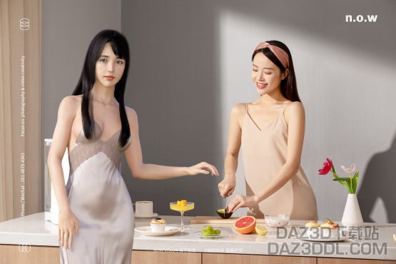 把做的人物和真人放一起对比_DAZ3D下载站
