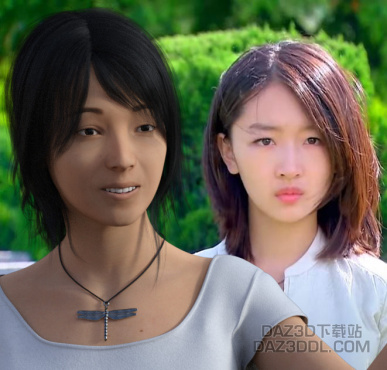 我做的人脸，像不像？_DAZ3D下载站