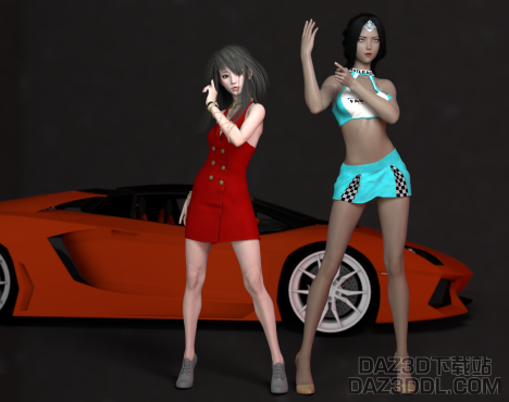 daz的octane render与daziry渲染对比，oc太复杂了，一改iry操作风格~_DAZ3D下载站