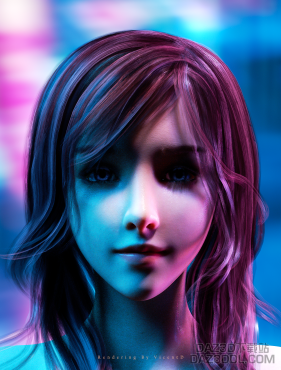 人物材质+面部打光（求赞求评论啦）_DAZ3D下载站