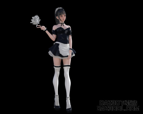 女仆_DAZ3D下载站