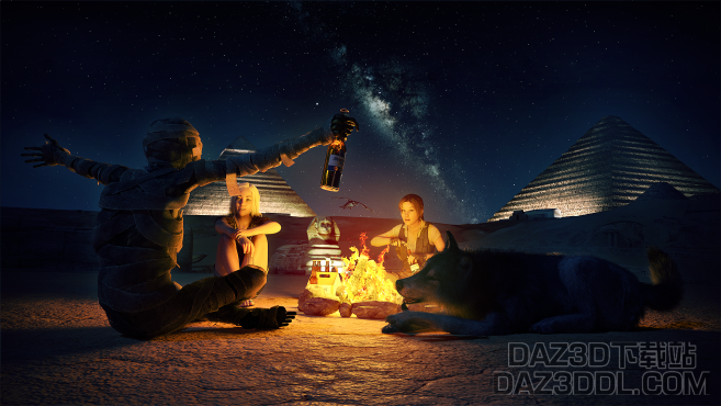炫酷DAZ渲染出的高质量图片_DAZ3D下载站