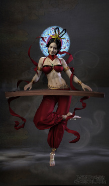飞天 · 筝_DAZ3D下载站