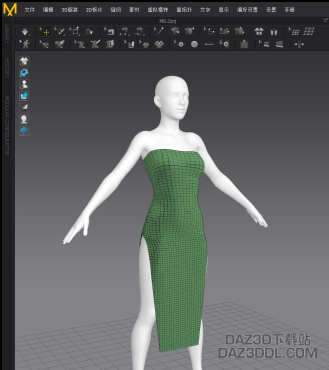 制作及导入服装到DAZ_DAZ3D下载站