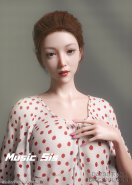 Music Sis （妹妹，3P）_DAZ3D下载站