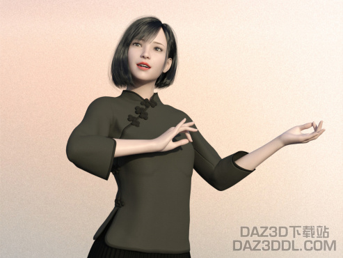 民国女学生（求赞）_DAZ3D下载站