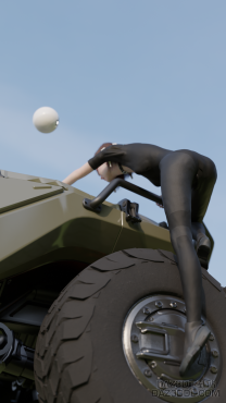 做了个动画其中一贞，感觉还行_DAZ3D下载站