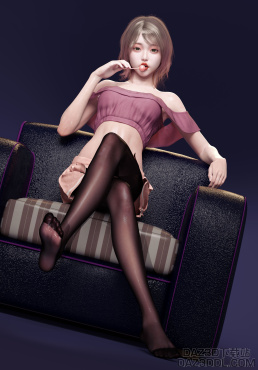 【壁纸】糖衣女孩---2560x3658_DAZ3D下载站