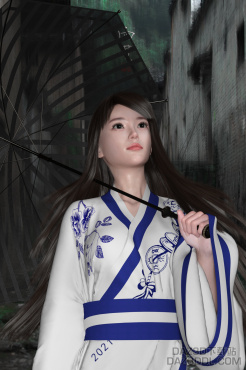 雨巷_DAZ3D下载站