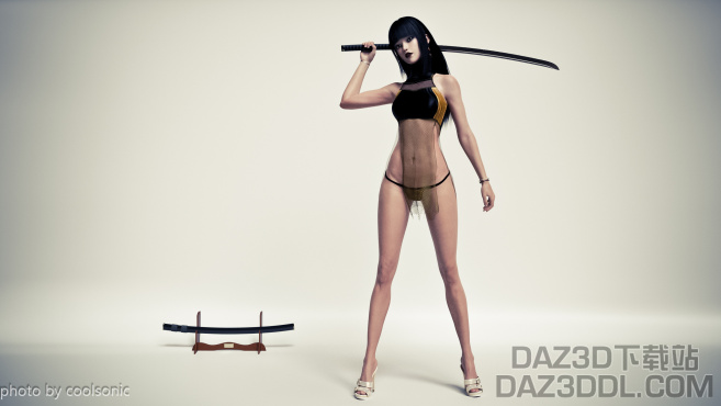 继续继续~冷艳刀客一朋克风格~ 喜欢的朋友们点进~2k_DAZ3D下载站