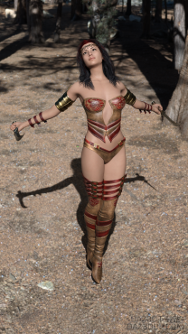 神奇女侠系列 捏的不太像_DAZ3D下载站