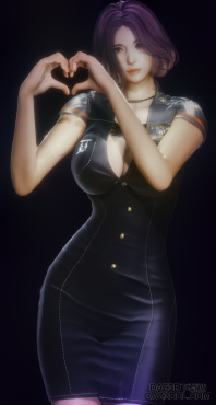 做了一个武侠风与御姐。加了电影光管。_DAZ3D下载站