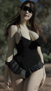 漂亮的眼罩_DAZ3D下载站