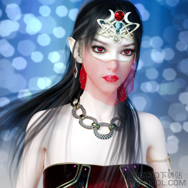 起来整个美杜莎，讲捏人就用她吧~~ 祝老铁们节日快乐，青春永驻！_DAZ3D下载站