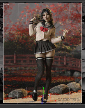 预览与出图效果不一致的问题_DAZ3D下载站