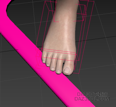 DAZ桥接MAX后的角色骨骼问题问题_DAZ3D下载站