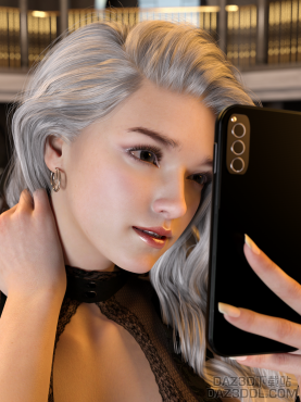 【KEE】今天去影棚拍样片 新发型好看吗_DAZ3D下载站