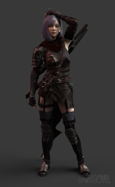 Ichigo-fighter style_DAZ3D下载站
