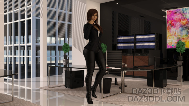 办公室休憩_DAZ3D下载站