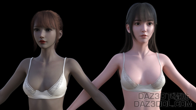 新人求助皮肤发暗问题_DAZ3D下载站