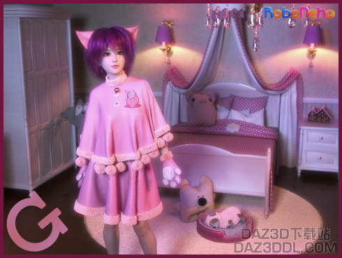 Q版小谷雨  -for- 《Iray材质详解教程》_DAZ3D下载站