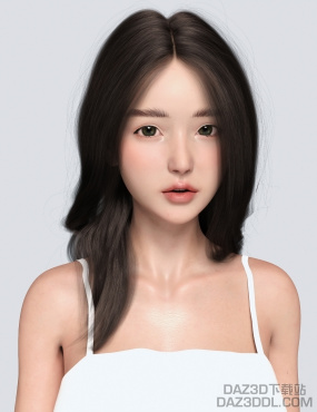 捏了一天脸的结果_DAZ3D下载站
