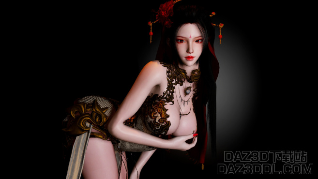 弄了好久。四张。随便喷！_DAZ3D下载站