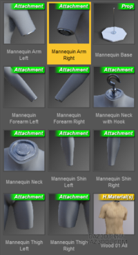 求大佬指点，怎么把一个部位的模型用到另一个部位上，谢谢！_DAZ3D下载站