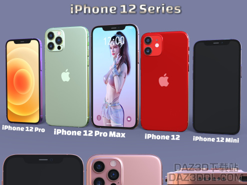 资源分享：iPhone 12系列_DAZ3D下载站