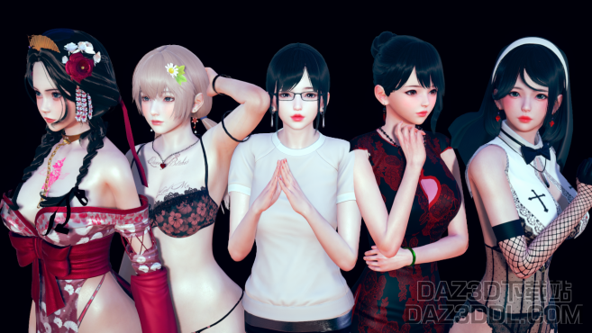 HS2 我压箱轴的后宫都在这里了_DAZ3D下载站