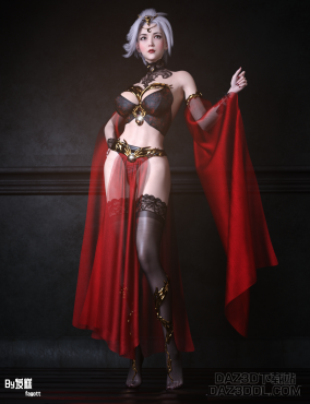 黑化的女王·女反派_DAZ3D下载站