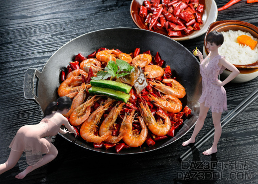 干   饭   人   ，   干   饭   魂_DAZ3D下载站