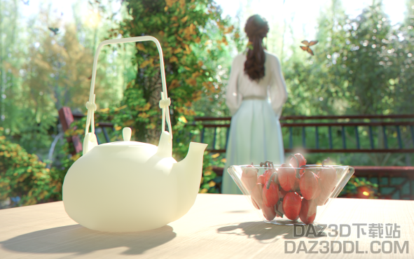Daz3D全景（移动手机试试看）《清扬》_DAZ3D下载站