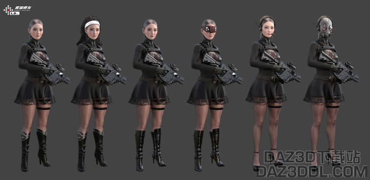 人设两张_DAZ3D下载站