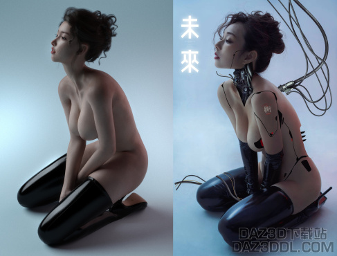 真實攝影作品模擬_DAZ3D下载站
