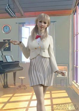 妍熙的幸福是----学生时代的照片_DAZ3D下载站