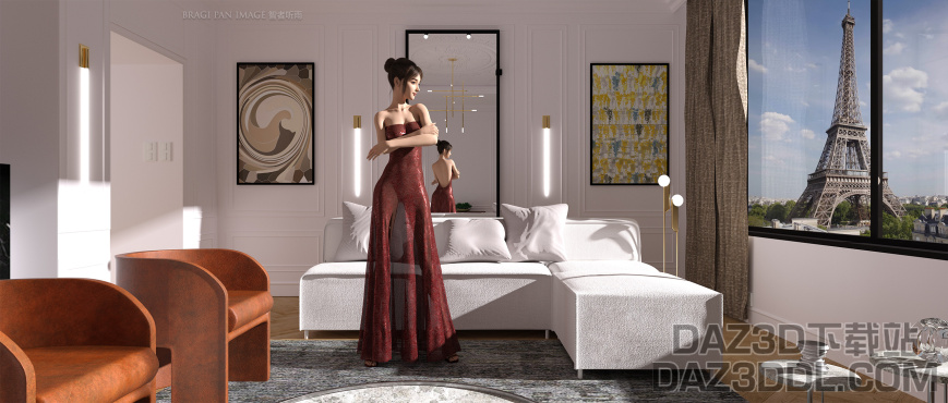 3D走世界系列2-法国_DAZ3D下载站