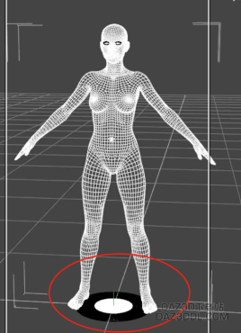 求教！朋友们帮忙看看这黑白圆盘是啥啊，不知道点了什么出现的_DAZ3D下载站