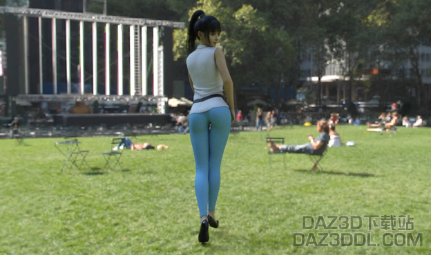 感谢论坛的两位大佬，终于把这条裤子完美的穿上了！_DAZ3D下载站